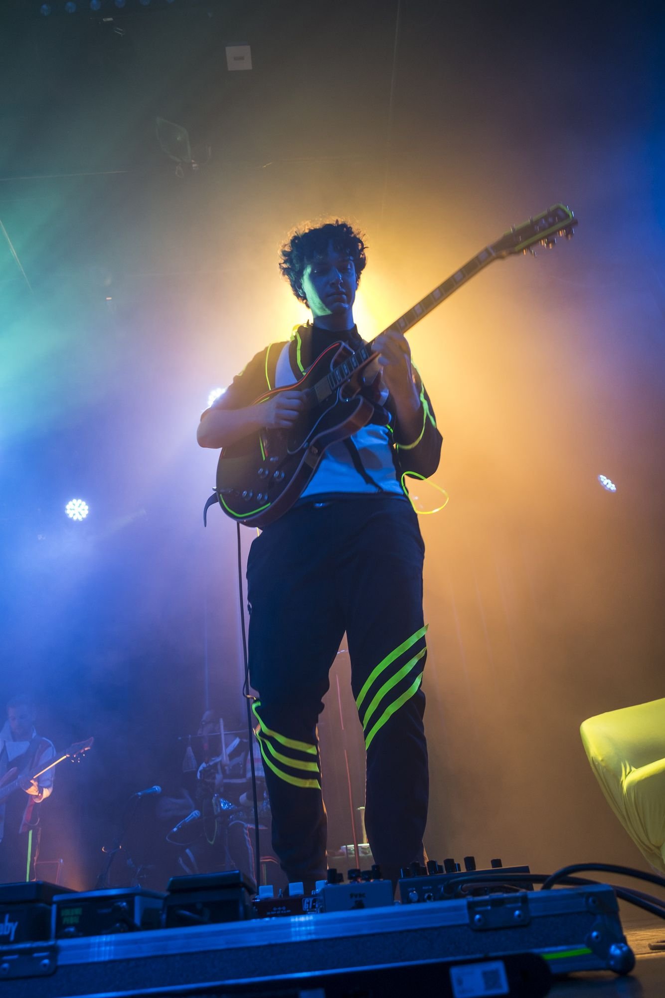 Charis Karantzas on guitar, live