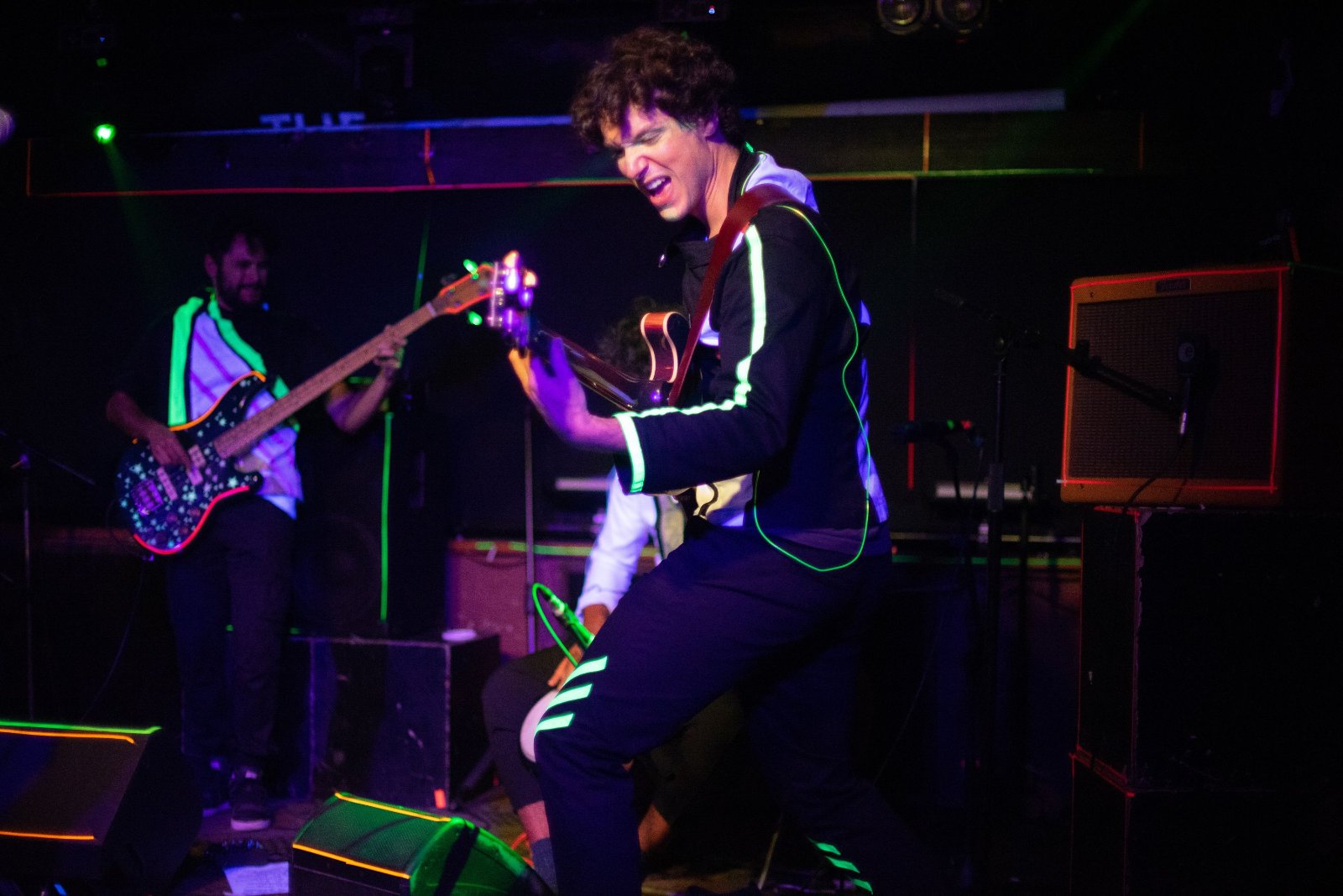 Guitarist Charis Karantzas on stage